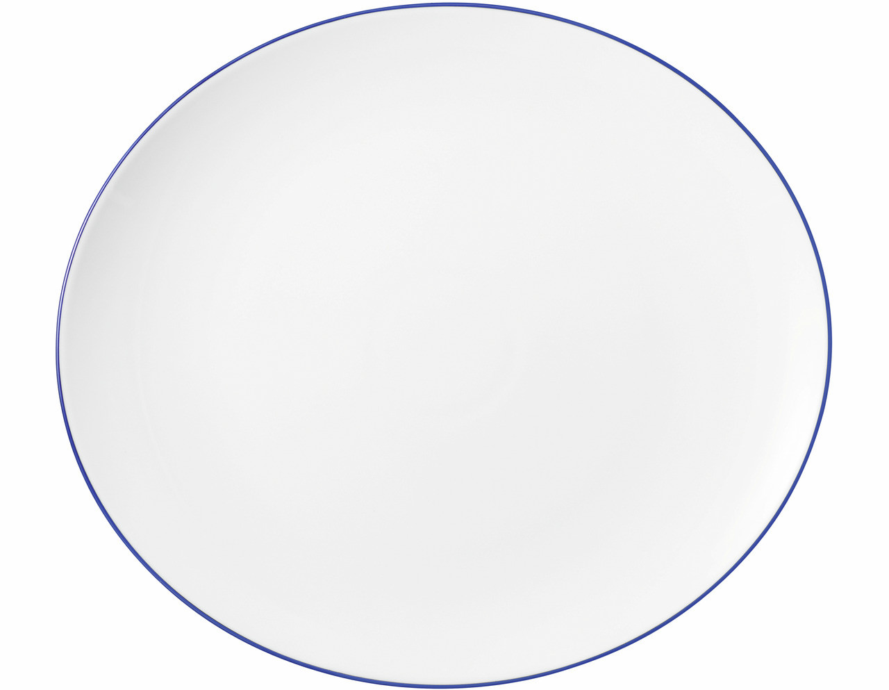 Modern Life, Platzteller oval 340 x 301 mm Blue Line